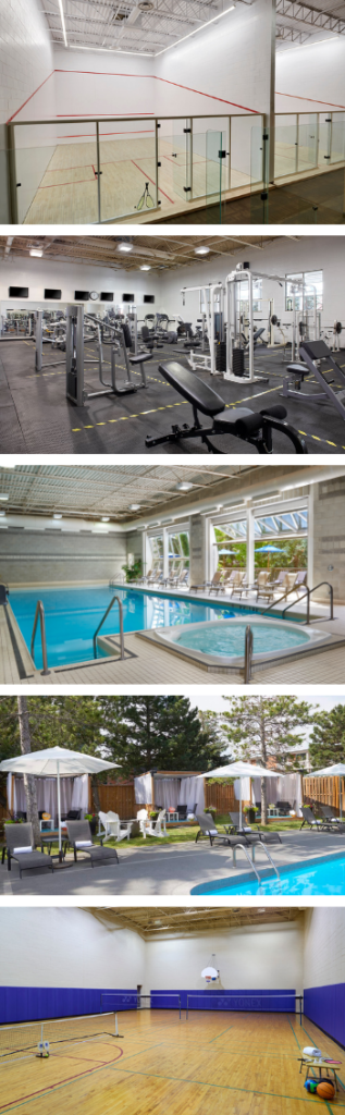 fitness facilities at best western parkway - squash - gym - indoor pool - outdoor pool - gymnasium