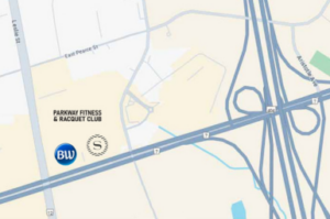 map of best western parkway location