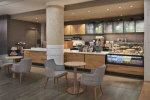 Starbucks inside hotel